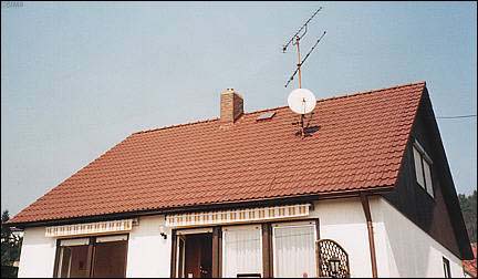 gereinigtes Dach
